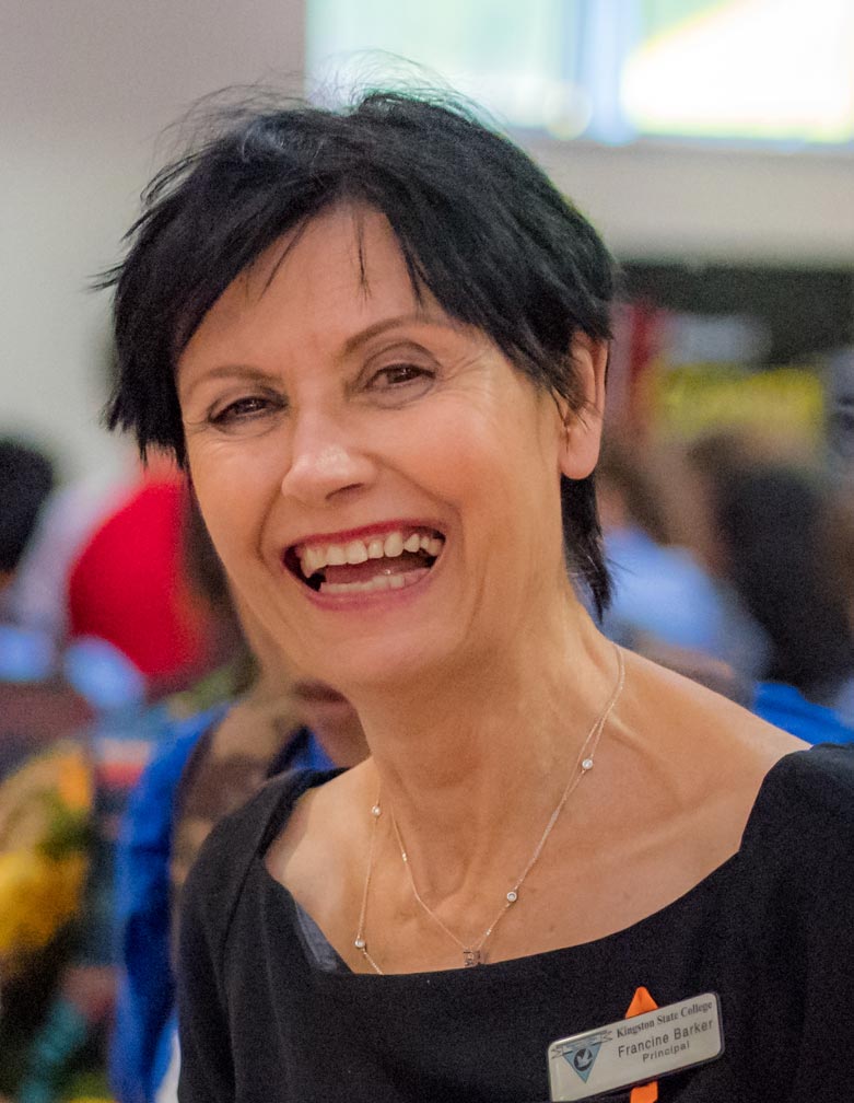 School Principal Mrs Francine Barker of Kingston State College